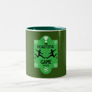 Caneca De Café Em Dois Tons Acessórios de futebol