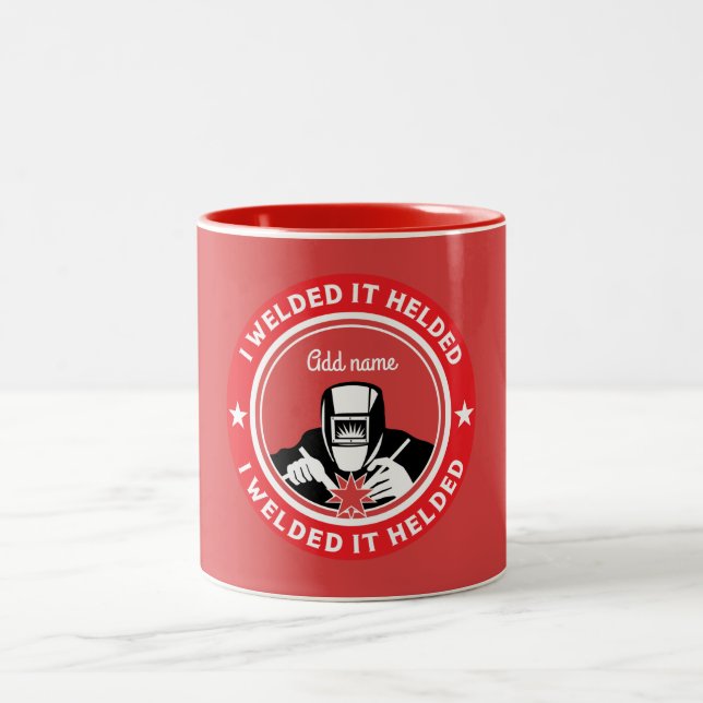 Caneca De Café Em Dois Tons Acessórios E Presentes De Soldadura (Centro)