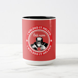 Caneca De Café Em Dois Tons Acessórios E Presentes De Soldadura