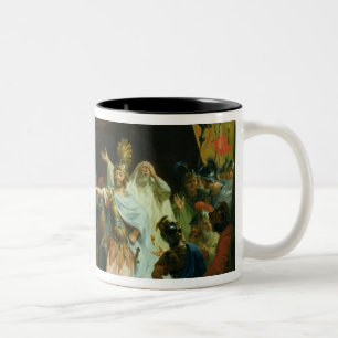 Caneca De Café Em Dois Tons Achilles tem uma disputa com Agamemnon, 1776