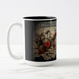 Caneca De Café Em Dois Tons Acima do Chão e de Jeito Nenhum Morto