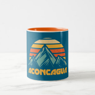 Caneca De Café Em Dois Tons Aconcagua Retro Turquoise