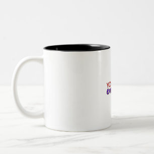 Caneca De Café Em Dois Tons Acredite em si mesmo