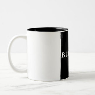 Caneca De Café Em Dois Tons Acreditem: Elegante Design de Casamento de Bridesm