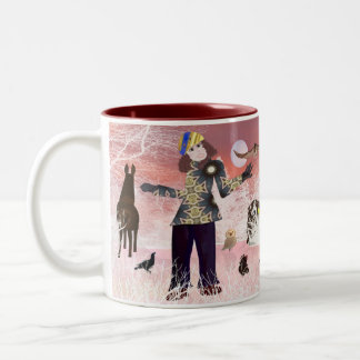 Caneca De Café Em Dois Tons Action Lee Marie, Design criativo de Café de dois