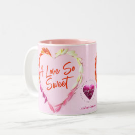 Caneca De Café Em Dois Tons Addison Cole, Um Amor Tão Bonito Tolo Rosa