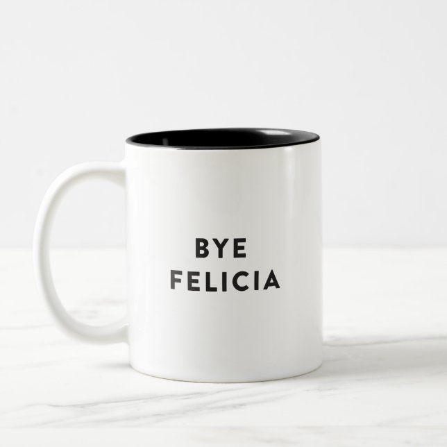Caneca De Café Em Dois Tons Adeus Felicia (Esquerda)