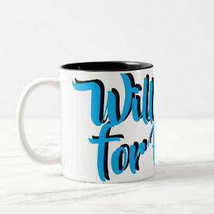 Caneca De Café Em Dois Tons Adicione Seu Próprio Texto Personalizado Boné de C