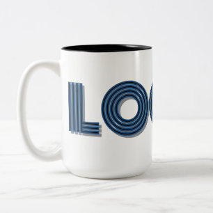 Caneca De Café Em Dois Tons Adicione Seu Próprio Texto Personalizado no Boné d