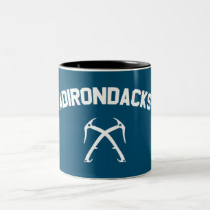 Caneca De Café Em Dois Tons Adirondacks Subindo Gelo