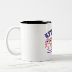 Caneca De Café Em Dois Tons Adoráveis Amigos Animais Mug