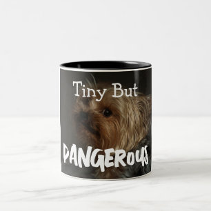 Caneca De Café Em Dois Tons Adorável Personalizado Terrier Mãe Cachorro Pet