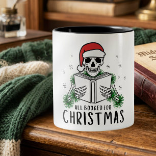 Caneca De Café Em Dois Tons Adorável Totalmente Reservado Para O Amante De Liv
