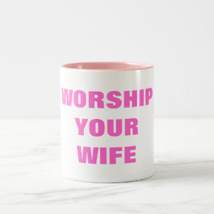 CANECA DE CAFÉ EM DOIS TONS ADORE SUA ESPOSA