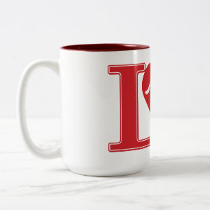 Caneca De Café Em Dois Tons Adoro Cavalos, Cavalos de Amor