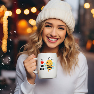 Caneca De Café Em Dois Tons Adoro ser eu!