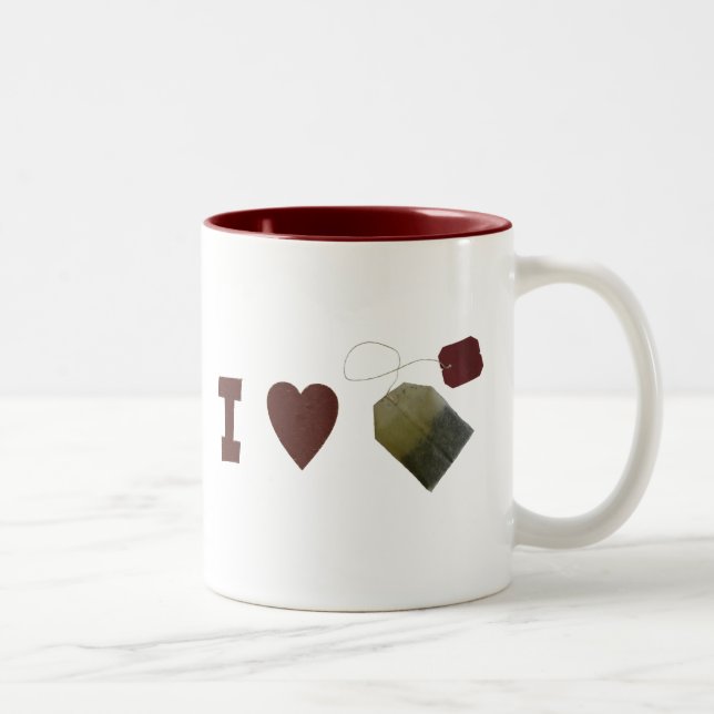 Caneca De Café Em Dois Tons Adoro Tea Mug (Direita)