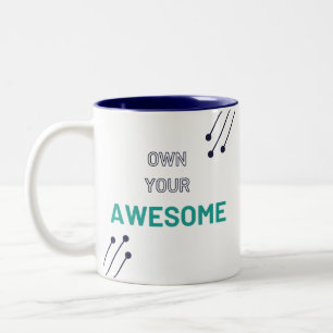 Caneca De Café Em Dois Tons Adquira seu incrível - dois toques de toner - nen