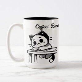 Caneca De Café Em Dois Tons Adultar é duro