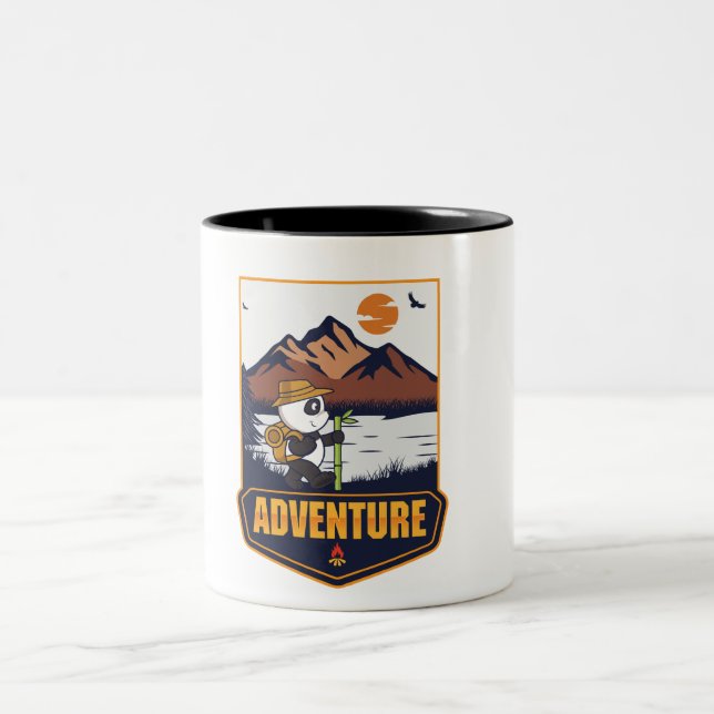 Caneca De Café Em Dois Tons Adventure (Centro)