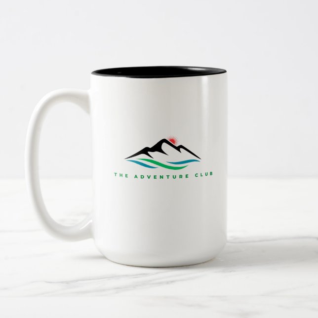 Caneca De Café Em Dois Tons Adventure International Club (Esquerda)
