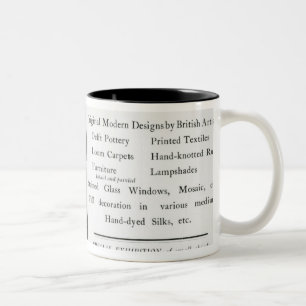 Caneca De Café Em Dois Tons Adverisement para oficinas Ltd de Omega