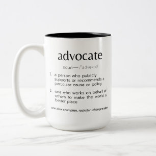 Caneca De Café Em Dois Tons Advocate Coffee Mug