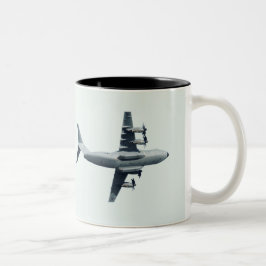 Caneca De Café Em Dois Tons Aeronave Atlas A400M - 1