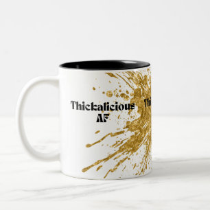 Caneca De Café Em Dois Tons AF espesso