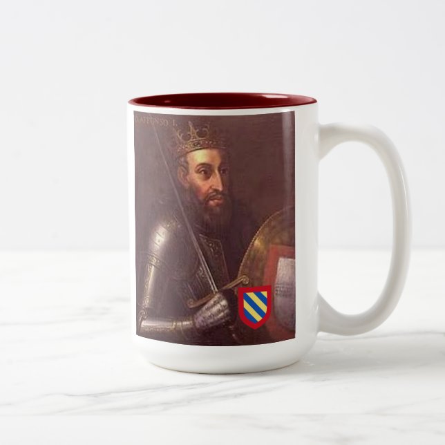 Caneca De Café Em Dois Tons Afonso Henriques Coffee Mug (Direita)