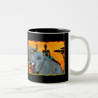 Caneca De Café Em Dois Tons "África! "