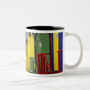 Caneca De Café Em Dois Tons África do Sul, Cabo Ocidental, St James. Colorido