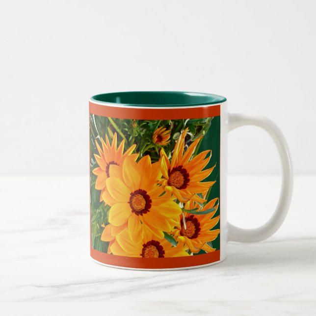 Caneca De Café Em Dois Tons African Daisies Mug (Direita)