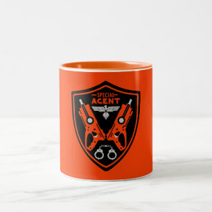 Caneca De Café Em Dois Tons Agente Especial Kid