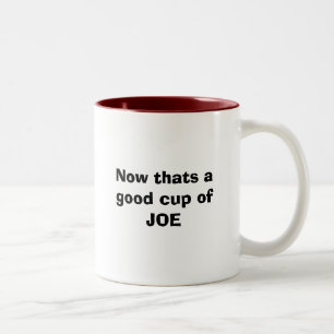 Caneca De Café Em Dois Tons Agora que é um bom coloque de JOE
