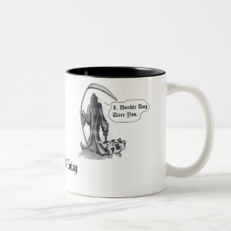 Caneca De Café Em Dois Tons Agrida ontem & hoje