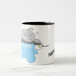 Caneca De Café Em Dois Tons Água azul
