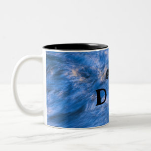 Caneca De Café Em Dois Tons Água corrente