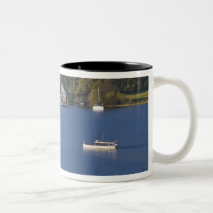 Caneca De Café Em Dois Tons Água de Coniston, Distrito dos Lagos, Cúmbria, Ing