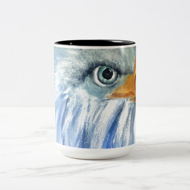 Caneca De Café Em Dois Tons Águia (Centro)