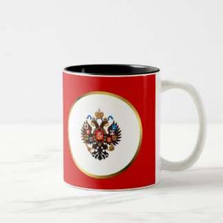 Caneca De Café Em Dois Tons Águia Russa Imperial Mug