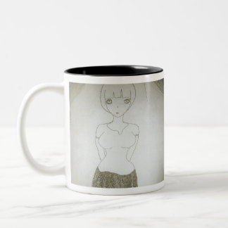 Caneca De Café Em Dois Tons ah melissa o que você quer