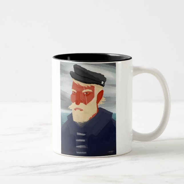 Caneca De Café Em Dois Tons Ahab (Direita)