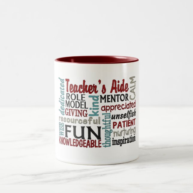 Caneca De Café Em Dois Tons "Aide do Professor" MUG (Centro)