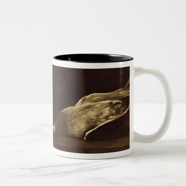 Caneca De Café Em Dois Tons Ainda vida com um pato, 1863 (Direita)