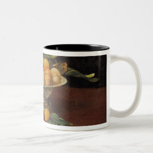 Caneca De Café Em Dois Tons Ainda vida T32176 dos pêssegos, c.1700