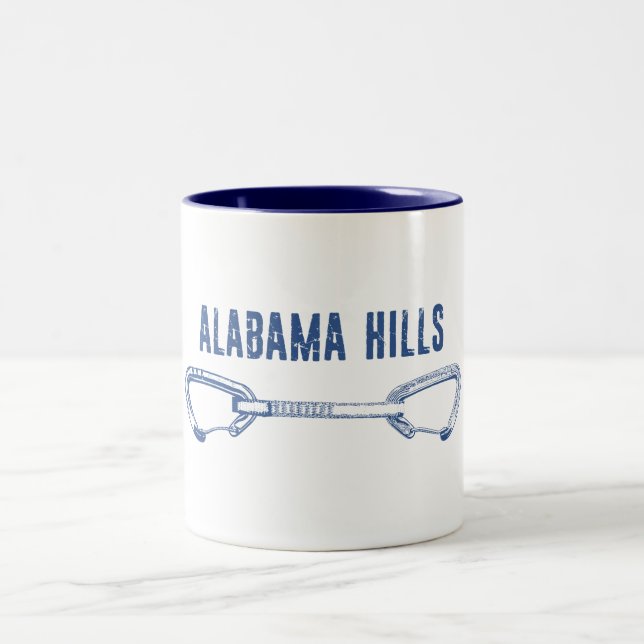 Caneca De Café Em Dois Tons Alabama Colinas Subindo QuickDrabing (Centro)
