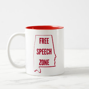 Caneca De Café Em Dois Tons Alabama - Zona de Liberdade de Expressão
