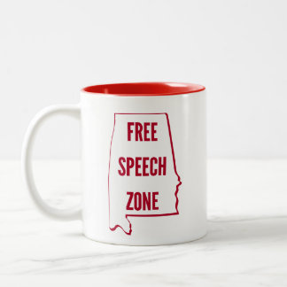Caneca De Café Em Dois Tons Alabama - Zona de Liberdade de Expressão