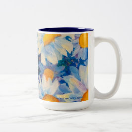 Caneca De Café Em Dois Tons Alaskan Daisy 15oz Mug